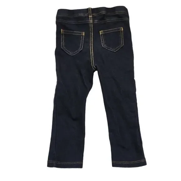 First Impressions Girls Stretchy Denim Leggings - Size 18 Months - Picture 3 of 4